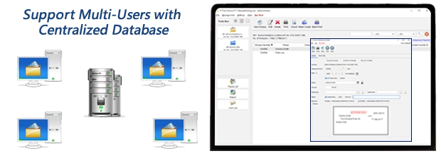 Support multi users with centralized database