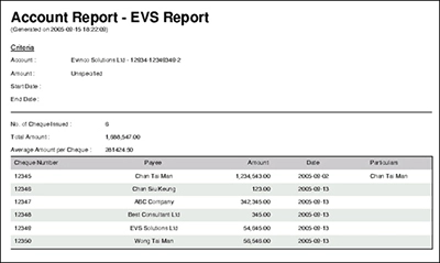 Sample Report